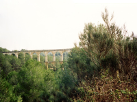 Roman aqueduct a few kilometers north of the city of Tarragona